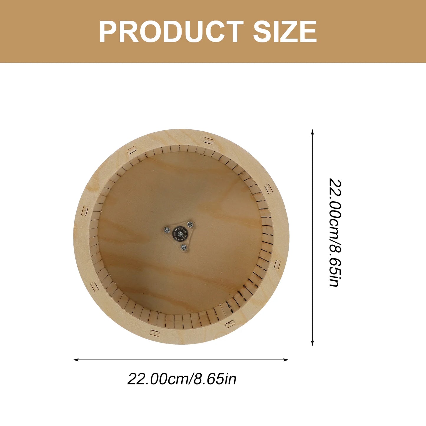 Wooden Hamster Exercise Wheel